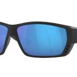 Lunettes polarisantes COSTA Tuna Alley Mat Black 580G bleu Mirror