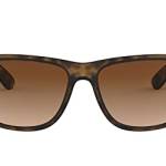 Ray-Ban Justin Occhiali Da Sole Unisex, Marrone (Montatura: Light Havana Rubber, Lenti: Braun Grandiert), 55 mm