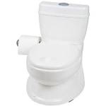 BABYGO Potty per bambini – Vasino per bambini – Realistica toilette per bambini con rumore di risciacquo – ideale come primo WC per il vostro bambino 9007 bianco 1 pezzo (1 pezzo)