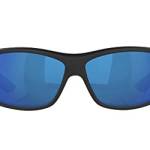 Costa Del Mar New Saltbreak BK 11 nero opaco per uomo Frame: Matte Black/Lens: Blue Mirror 580P