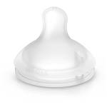 Suavinex 307388, Confezione 2 Tettarelle Simmetriche in Silicone SX Pro, Flusso Denso per Latte o Liquidi Densi, 6 Mesi, con Sistema Anticoliche