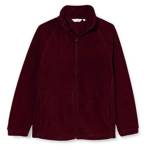 Trutex - Polar Fleece Jacket, Tuta sportiva per bambini e ragazzi, rosso (Kastanienbraun), 3-4 anni