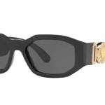 Versace 0VE4361 Occhiali da Sole, Nero (Black), 53 Unisex-Adulto - stile contemporaneo