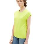 TOM TAILOR Denim Le signore Maglietta basic vestibilità larga 1030942, 24702 - Neon Lime, XXL