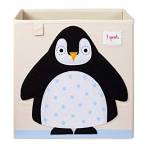 3 Sprouts - Contenitore cubico - Contenitore per bambini e bambini piccoli, Pinguino