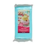 FunCakes Pasta di Zucchero Baby Blue: facile da usare, liscia, flessibile, morbida e pieghevole, perfetta per decorare torte, halal, kosher e senza glutine - 1000 g