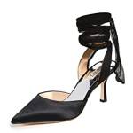 Badgley Mischka Blaze, Scarpe décolleté Donna, Raso Nero, 35.5 EU