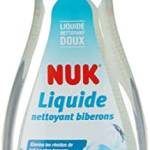 Nuk Liquido detergente speciale per biberon | 500 ml | prodotto ideale per la pulizia di biberon, tettarelle e accessori | senza profumo | pH neutro | flacone al 100% riciclato