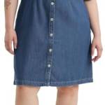 Levi's Plus Size Otto Western Dresses, Square Deal, 3XL Donna