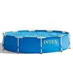 Intex Metal Frame Pool Piscina Fuori Terra, 305 X 76 Cm, Blu