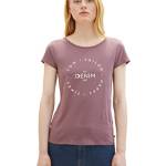 TOM TAILOR Denim Le signore Maglietta 1036905, 28821 - Wild Mauve, XS