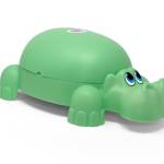 OKBABY Ippopotamo - Vasino per Bambini con Seduta Ergonomica, a Forma di Animale - Verde