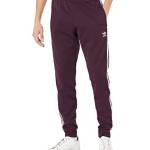 adidas Originals Pantaloni sportivi da uomo Adicolor Classics Superstar, Ombra Maroon/Bianco, XL