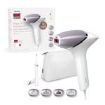 Philips Lumea IPL serie 8000 - Dispositivo di Epilazione a Luce Pulsata con Tecnologia SenseIQ, 4 Accessori e Rifinitore a Penna Satin Compact, Utilizzo con Filo (Modello BRI949/00)