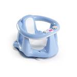 OKBABY Flipper Evolution Seggiolino da Bagno Anello con Seduta in Gomma Antiscivolo per il Bagnetto del Neonato, 6-15 Mesi (13 kg), Azzurro