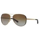 Michael Kors 5004 Occhiali, Marrone (Gold/Dark Chocolate Brown/Browngradientpolarized), 59 Unisex-Adulto