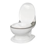 Nuby Dr. Talbot's - My Real Potty - Vasino per bambini con suono di sciacquone - Allenatore di toilette per bambini - con suono reale e batterie incluse - WC grigio e bianco - 18+ mesi