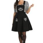 Hell Bunny Women Samara Short Pinafore Dress S