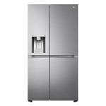 LG GSLV90PZAE Frigorifero Americano Side by Side Total No Frost con Congelatore, 635 L, Dispenser Acqua e Ghiaccio UV Nano, Door Cooling, Linear Cooling - Frigo Smart con Wi-Fi e Freezer