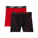 adidas Intimo da Uomo Sport Performance Mesh Boxer (2-Pack), Nero/Onix Scarlatto/Nero, S