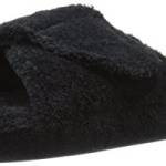 ACORN Women's Spa II Slide Slipper, Black, Small/5-6 W US