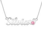 I MIEI GIOIELLI PERSONALIZZATI - Collana con nome personalizzato - Gioielli personalizzati per donna - Regalo perfetto per celebrare ogni occasione e segnare ricordi indimenticabili