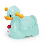 OKBABY Quack - Vasino per Bambini con Seduta Ergonomica, a Forma di Papera - Azzurro