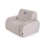 Chicco Twist Poltroncina per Bambini Trasformabile in Chaise Longue e Divanetto, Sedia per Bambini con 3 Configurazioni, Comoda e Leggera, Si Trasforma con 1 Gesto - Per Bambini 12+ Mesi, Grigio