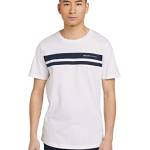 TOM TAILOR Denim T-Shirt con Stampa, Uomo, Bianco (White 20000), XXL