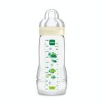 Istruzioni in lingua straniera - MAM Biberon Easy Active 2° Età, 330 Ml – 6+ Mese, Tettarella Alta Velocità – Colore: Bianco