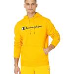 Champion Powerblend-Felpa da Uomo in Pile con Logo Cappuccio, Script Forsythia, S