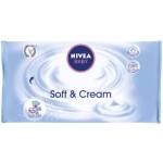 NIVEA BABY Soft & Cream Salviettine Neonato in 12 Confezione da 63 Pezzi, Salviette Neonato con Crema lenitiva ed Estratto di Calendula Naturale, Salviette Detergenti