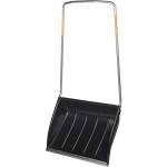 Fiskars Slitta spingineve per ampie superfici, Larghezza testa: 74 cm, Testa in plastica/Manico in alluminio, Nero/Arancione, SnowXpert, 1003470