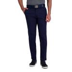 Haggar Pantaloni Alti PLN SLD Casual, Midnight, W38 / L32 Uomo