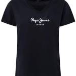 Pepe Jeans Wendys V Neck, T-shirt Donna, Nero (Black),S