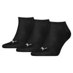 PUMA Invisible 3p, Calza Sneaker Uomo, Nero, 43-46 confezione da 3