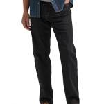 Wrangler Authentics Big & Tall Comfort Flex Waist Relaxed Fit Jean Jeans, Denim Scuro, 52W x 32L Uomo