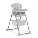 Hauck Seggiolone Pappa Sit N Fold - Seggiolone Bambini da 6 Mesi fino a 15kg - Pieghevole, Compatto con Vassoio e Schienale Regolabile - Grande Cesto Portaoggetti - Grigio/Beige, Winnie The Pooh