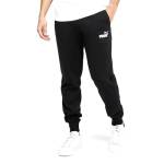 PUMA Men's Essentials Fleece Sweatpants, Cotton Black, XXL