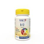 LongLife® B12 50 mcg | Vitamina B12 | Formula esclusiva sublinguale | Elevato assorbimento | Compressa 100 tavolette divisibili | Fino a 100 giorni di trattamento | Senza glutine