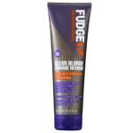 Fudge, Clean Blonde Damage Rewind, Shampoo Tonalizzante Viola Professionale, Per Capelli Biondi, 250 Millilitro