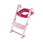 KidsKit 600060257 KidsKit Vasino 3in1 Preparazione al wc, Da 18-36 mesi, Dimensioni piegato (LxPxH) 41.5 x 25 x 67 cm, Rosa/Bianco