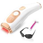 3 in 1 Epilatore Luce Pulsata Laser Peli Donna con HR/SC/RA, 600NM Epilatore Laser IPL, 9 Livelli di Energia e 999,900 Flashes Perfetto Per Viso/Schiena/Bikini/Corpo