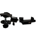 DERCLIVE Supporto per Monitor per Bambini Supporto per Clip per Videocamera Stabile per Bambini Ruotabile a 360 Gradi per Mensola per Culla