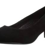 Trotters Kari, Scarpe décolleté Donna, Effetto Pelle Scamosciata Nera, 40 EU