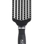 KareCo Mini Tangle Buster Brush For Sensitive Scalps, Gently Massages & Eliminates Knots, Snag & Tangle-Free For Kids, Pets & Handbags - Black