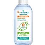 Puressentiel Purificante, Lozione Spray Mani Igienizzante, 3 Oli Essenziali, Effetto Idratante con Aloe Vera, Vegan, In Comodo Formato Da Borsa , 80 ml