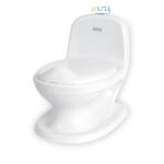 Nuby Dr. Talbot's - My Real Potty - Vasino per bambini con suono di scarico - Addestramento al vasino per bambini - Batterie incluse - Bianco - 18+ mesi