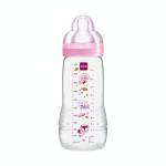 Istruzioni in Lingua Straniera - Mam Biberon Seconda Età, 330 Ml, da 6 Mesi, Flusso Tettarella X, Rosa, Modelli/Colori Assortiti, 1 Pezzo