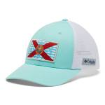 Columbia Berretto con Bandiera di Pesce, Unisex, PFG Mesh Fish Flag Ball cap